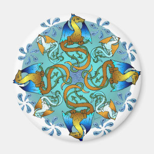 Bornholm Blues Magnet