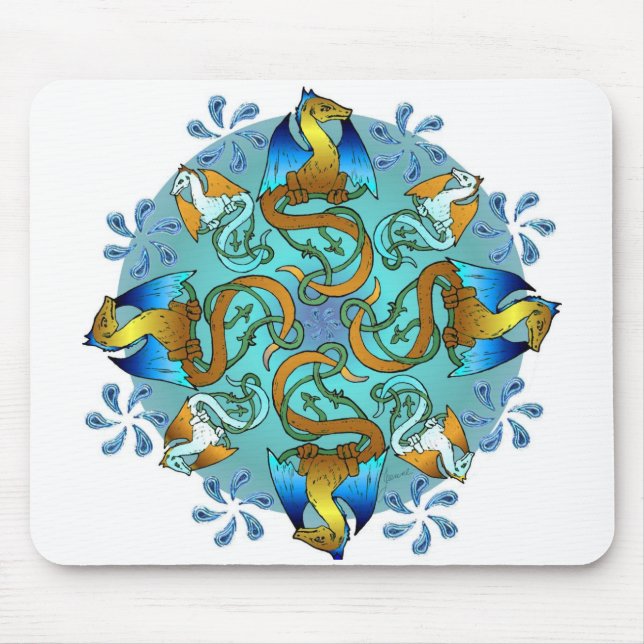 Bornholm Blues Mousepad (Front)