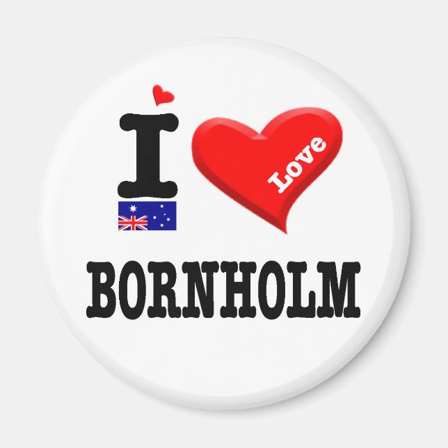 BORNHOLM - I Love Magnet (Front)