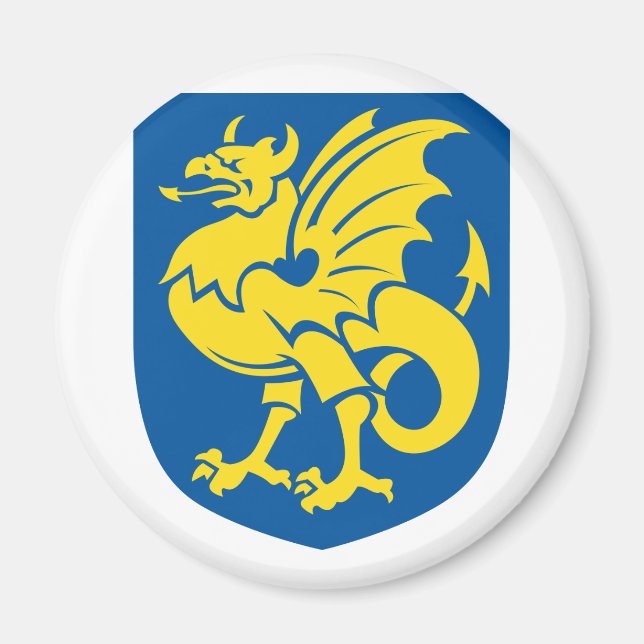 bornholms, Denmark Magnet (Front)