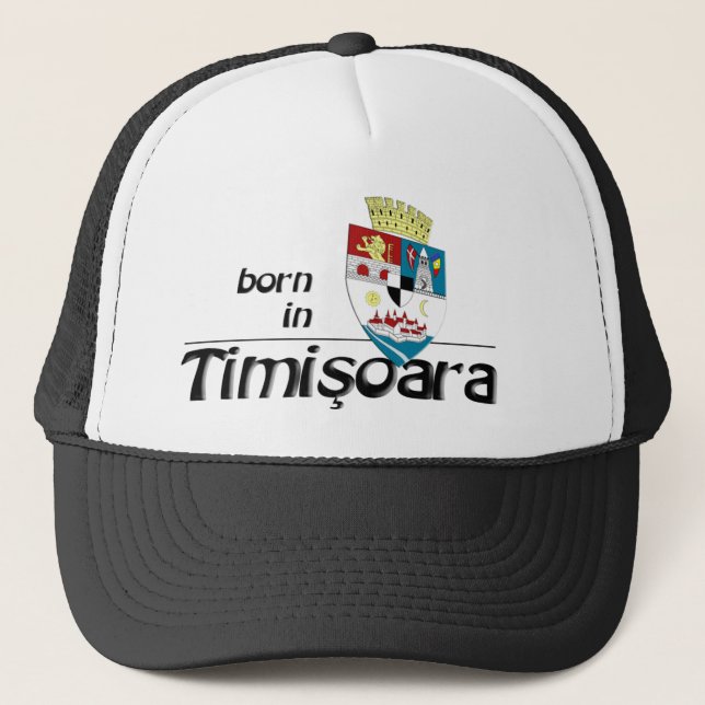 bornintimisoara 2 trucker hat (Front)