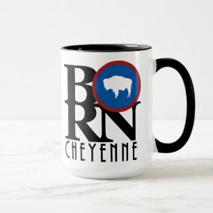 BORNN Cheyenne wyoming 15oz Mug
