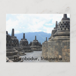 Borobodur Budhist Temple , Indonesia Postcard