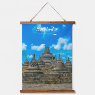 Borobudur, Indonesia - Ancient Buddhist Temple Hanging Tapestry