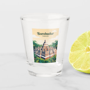 Borobudur Indonesia Shot Glass