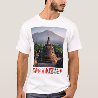 Borobudur Temple – Indonesia Art T-Shirt