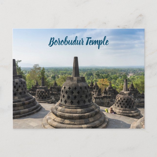 Borobudur Temple Postcard (Front)