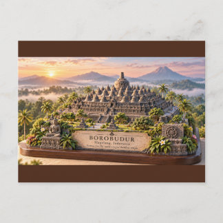 Borobudur Temple Postcard