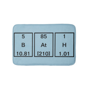 Boron Astatine Hydrogen (BAtH) Bath Mat