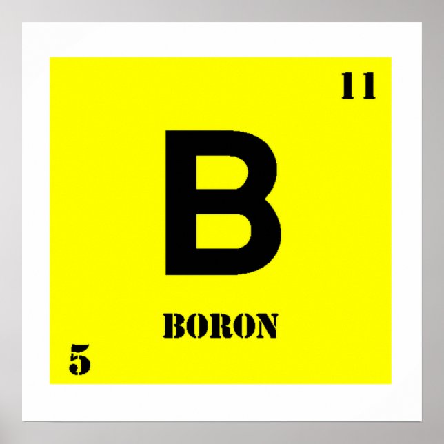 Boron Poster (Front)