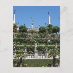 Borromeo Palace in Stresa, Italy Postcard