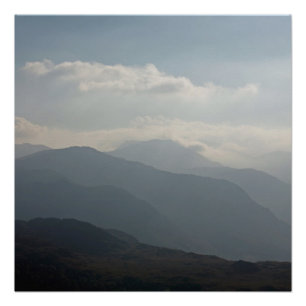 Borrowdale from Wallacrag Keswick Lake District Poster