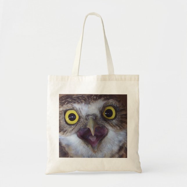 borrowing-owl- tote bag (Front)