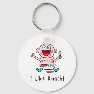 Borscht Baby Keychain