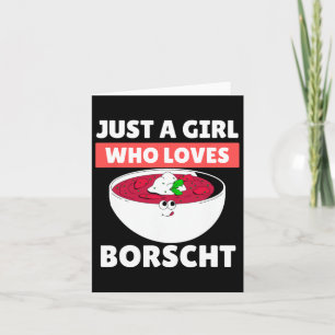 Borscht Russian Food Ukrainian Food Thanksgiving C Card