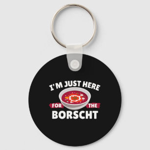 Borscht Russian Food Ukrainian Food Thanksgiving C Key Ring