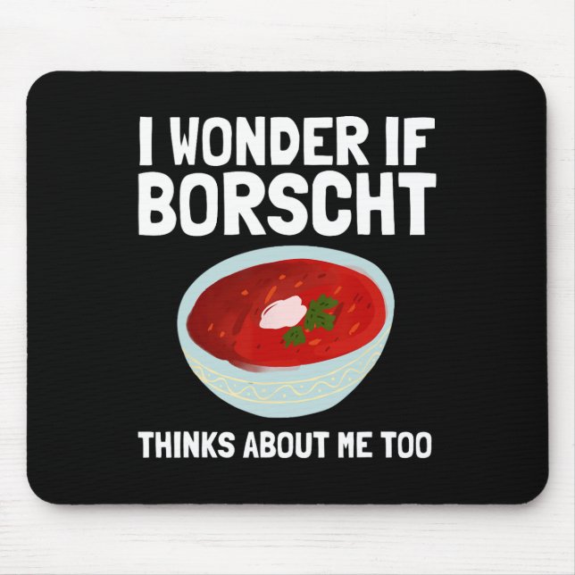 Borschtsch Beetroot Ukrainian Borscht 2  Mouse Pad (Front)
