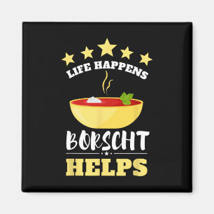 Borschtsch Beetroot Ukrainian Borscht 3 Magnet