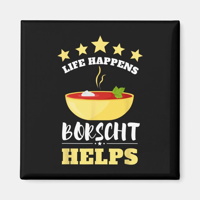Borschtsch Beetroot Ukrainian Borscht 3  Magnet (Front)