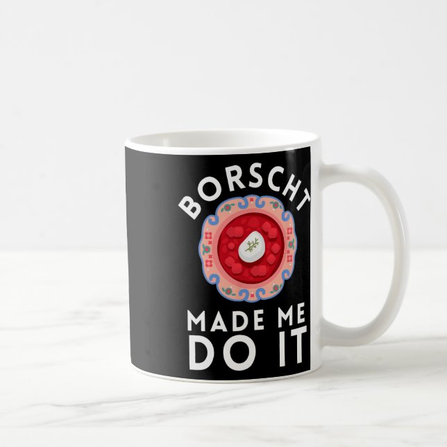 Borschtsch Beetroot Ukrainian Borscht 5  Coffee Mug (Right)