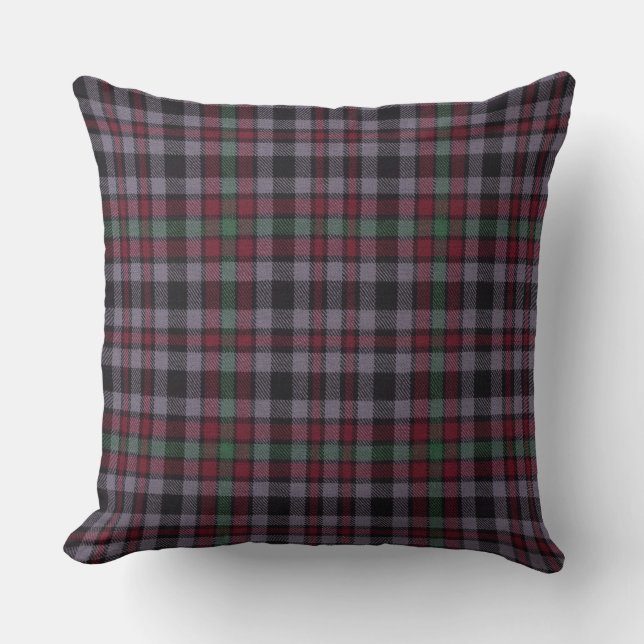 Borthwick Modern Original Scottish Tartan Cushion (Front)