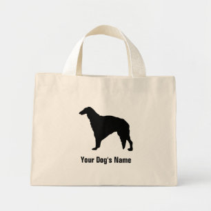 Borzoi ボルゾイ mini tote bag
