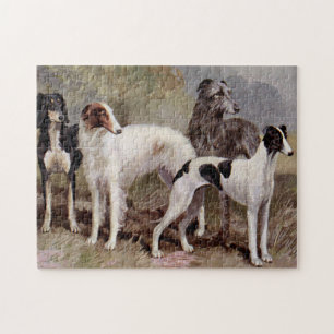 Borzoi and Sighthound Jigsaw Puzzle