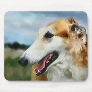 Borzoi Art Gifts Mouse Pad