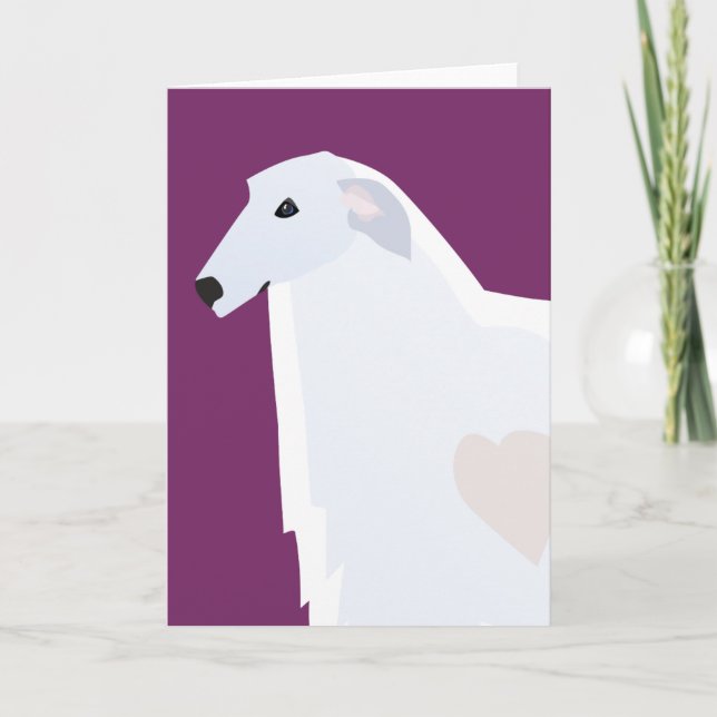 Borzoi Breed Template Design (Front)