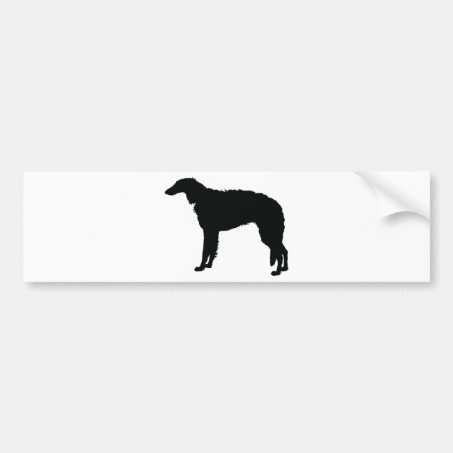 Borzoi Bumper Sticker (Front)