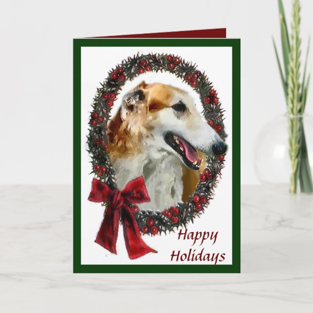 Borzoi Christmas Cards (Front)