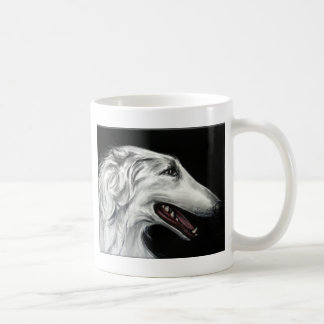 borzoi coffee mug