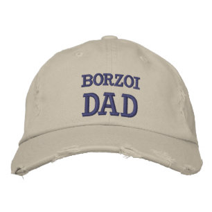 Borzoi Dad Embroidered Hat
