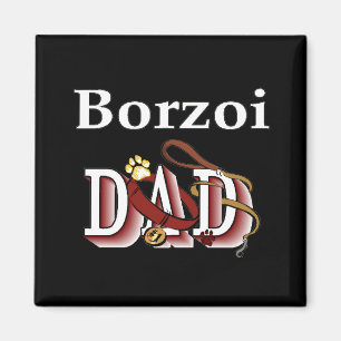 borzoi dad Magnet