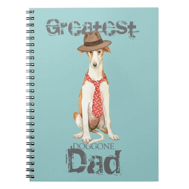 Borzoi Dad Notebook (Front)