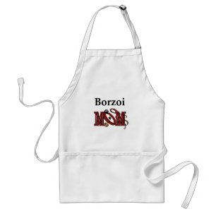 Borzoi Dog MOM Standard Apron