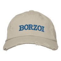 Borzoi Embroidered Cap