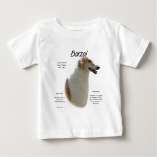 Borzoi History Design Baby T-Shirt