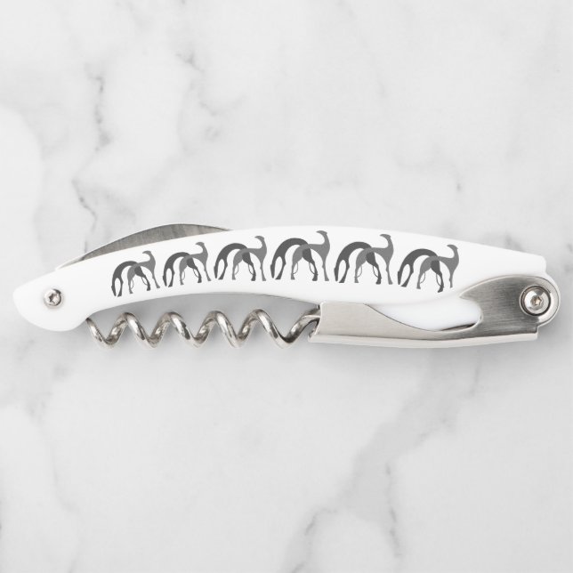 Borzoi Hounds Corkscrew (Back)