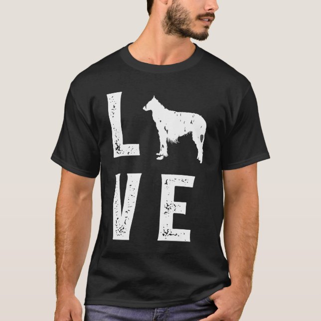 Borzoi Love  1 T-Shirt (Front)