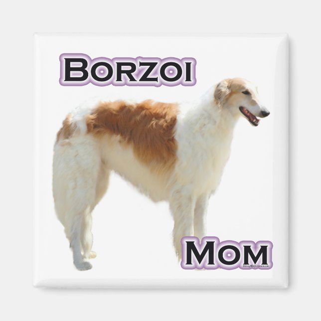 Borzoi Mum 4 - Magnet (Front)