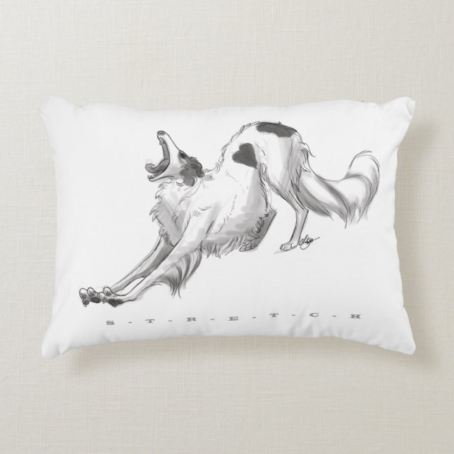Borzoi Pillow (Front)