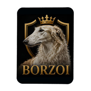 Borzoi Royal Dog Elegant Sighthound Lovers Magnet