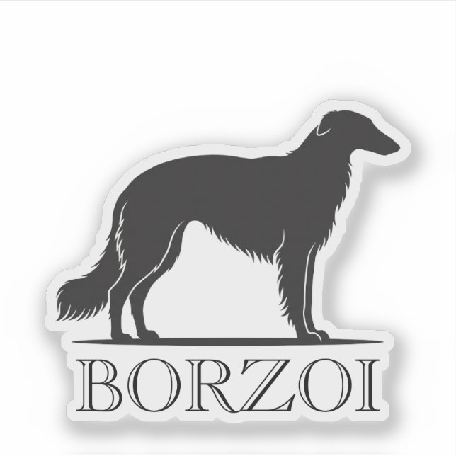 Borzoi Silhouette (Front)