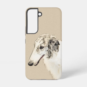 Borzoi (Silver Brindle) Painting Original Dog Art Samsung Galaxy Case
