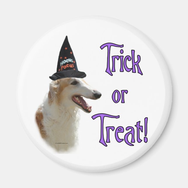 Borzoi Trick Magnet (Front)