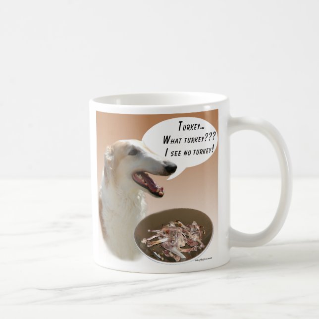 Borzoi Turkey Coffee Mug (Right)