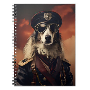Borzoi WWI Vintage Aviator Notebook
