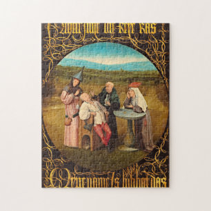 Bosch, Hieronymus - Extracting The Stone Of Madnes Jigsaw Puzzle