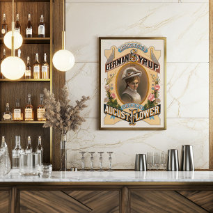 Boschee’s German Syrup and Green’s August Flowers Poster